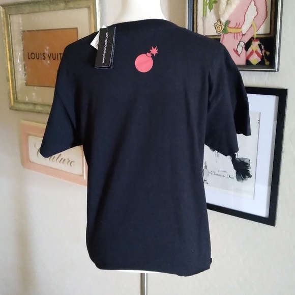 The‎ Hundreds Black and Red Logo Short Sleeve Band Tee - Picture 5 of 5